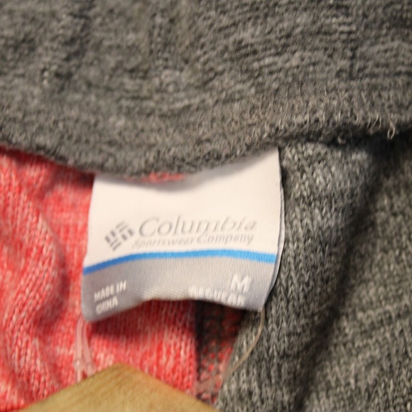 0370 Columbia Men’s Colorblock Fleece Joggers | Size M | Gray Coral Mustard - Picture 6 of 7